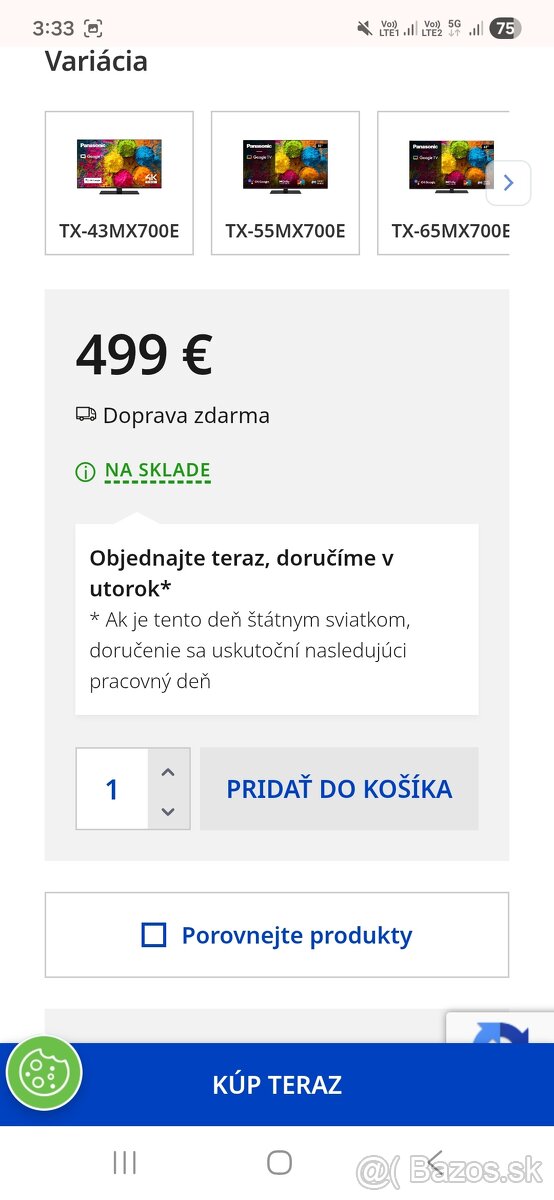 Predám tv panasonic50,a kavovar - 3