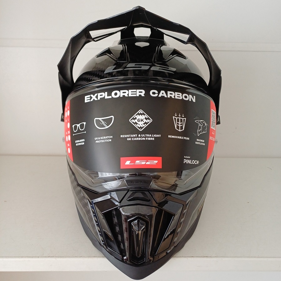 Enduro přilba LS2 Explorer Carbon Glos - 3