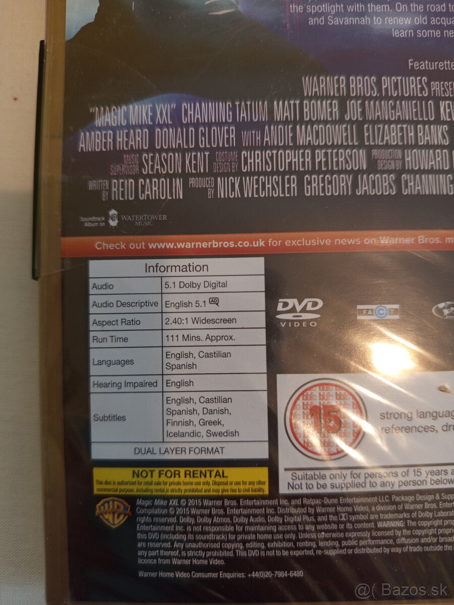 predám DVD Magic Mike XXL - 3