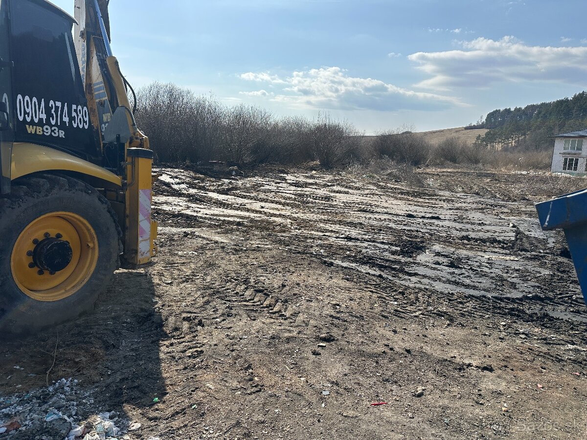 Zemné a výkopové práce- traktorbager - 3