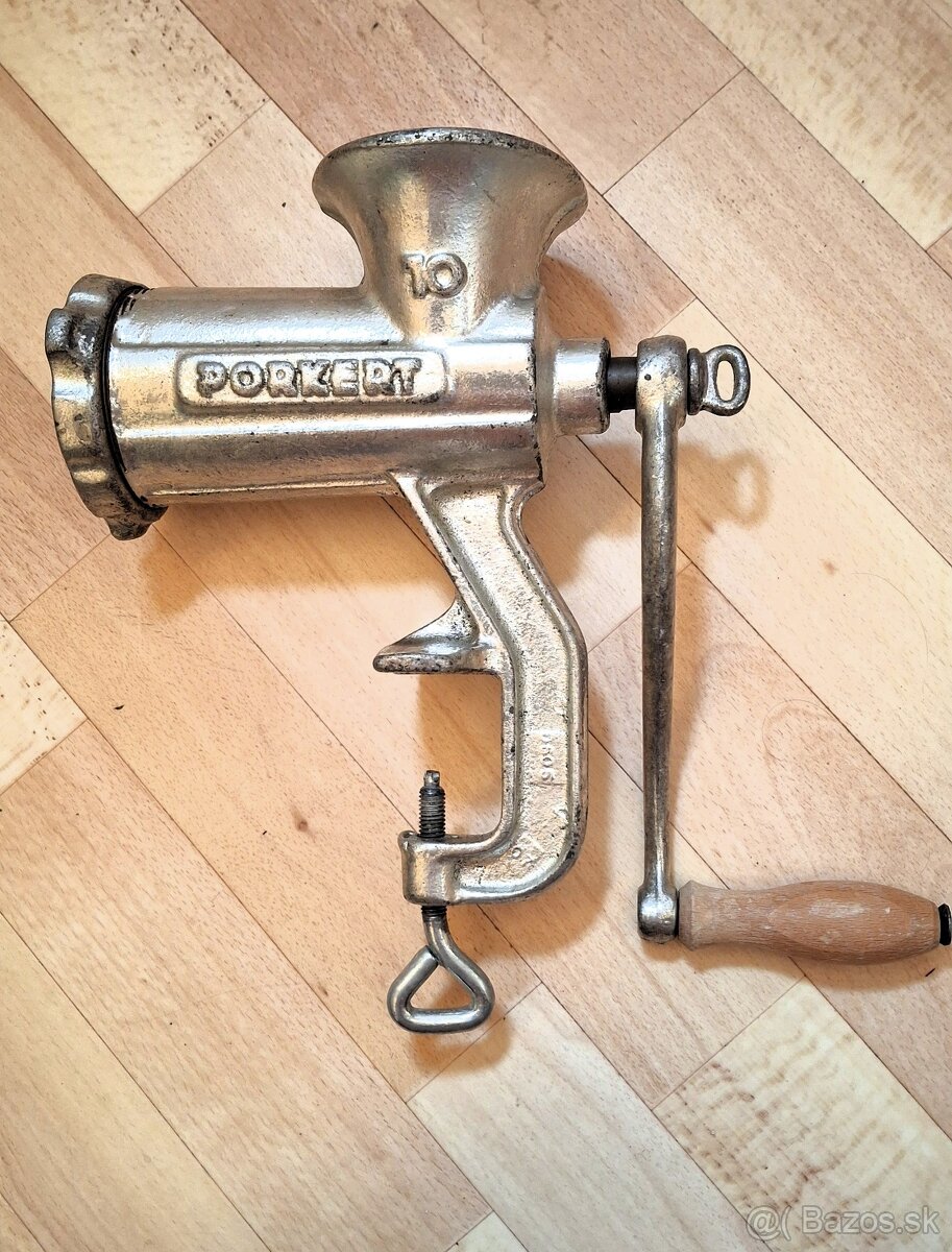 Liatinový mlynček na mäso zn.Porkert č.10 - 3
