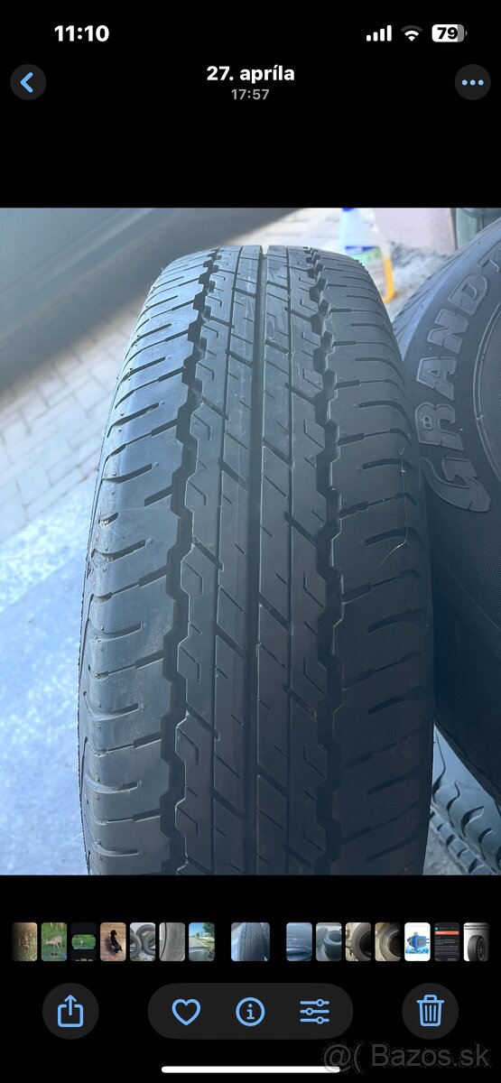 Predám pneu 195/80/R15 - 3