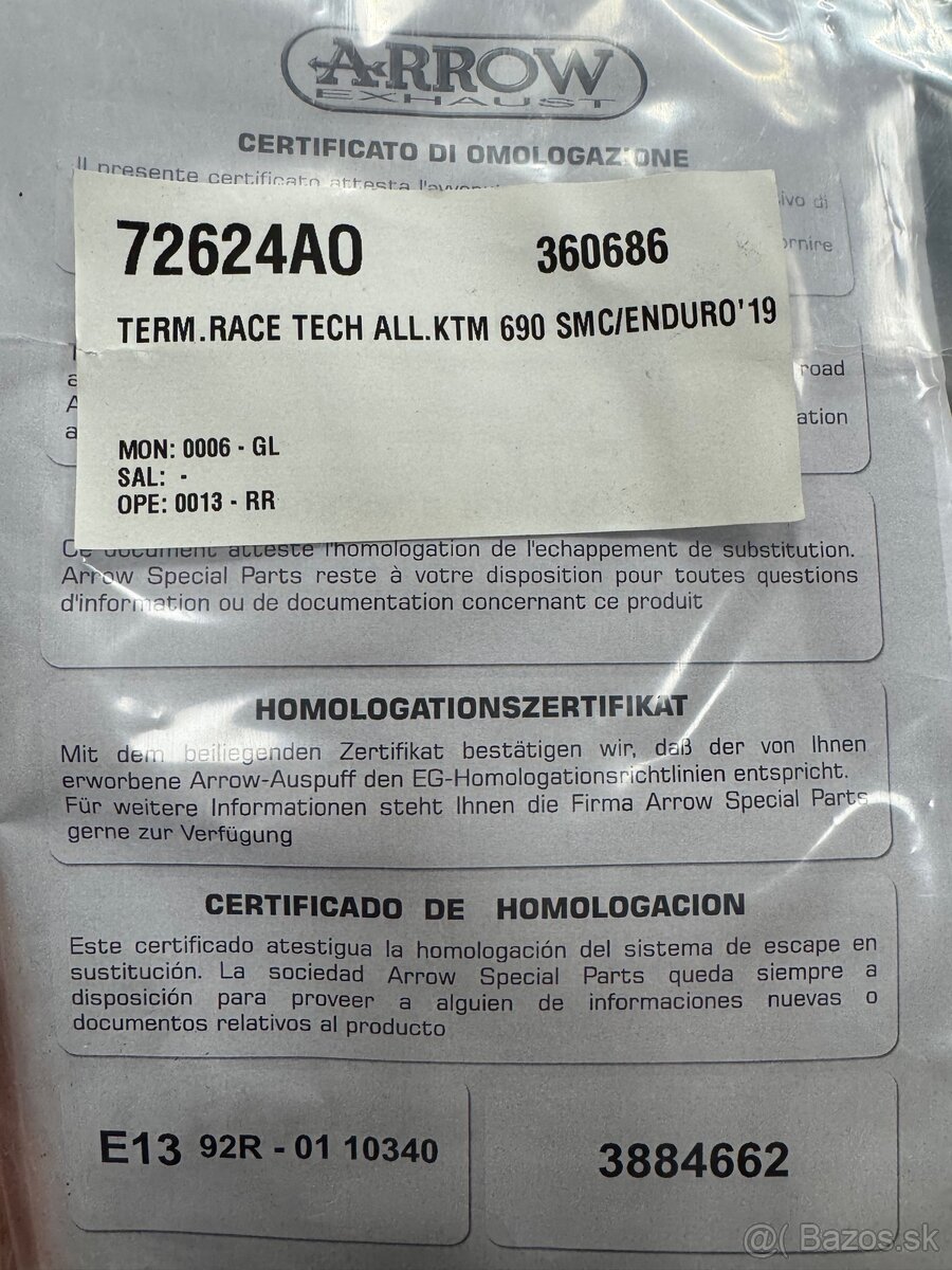 Arrow KTM 690 SMC/ENDURO 2019 - 3