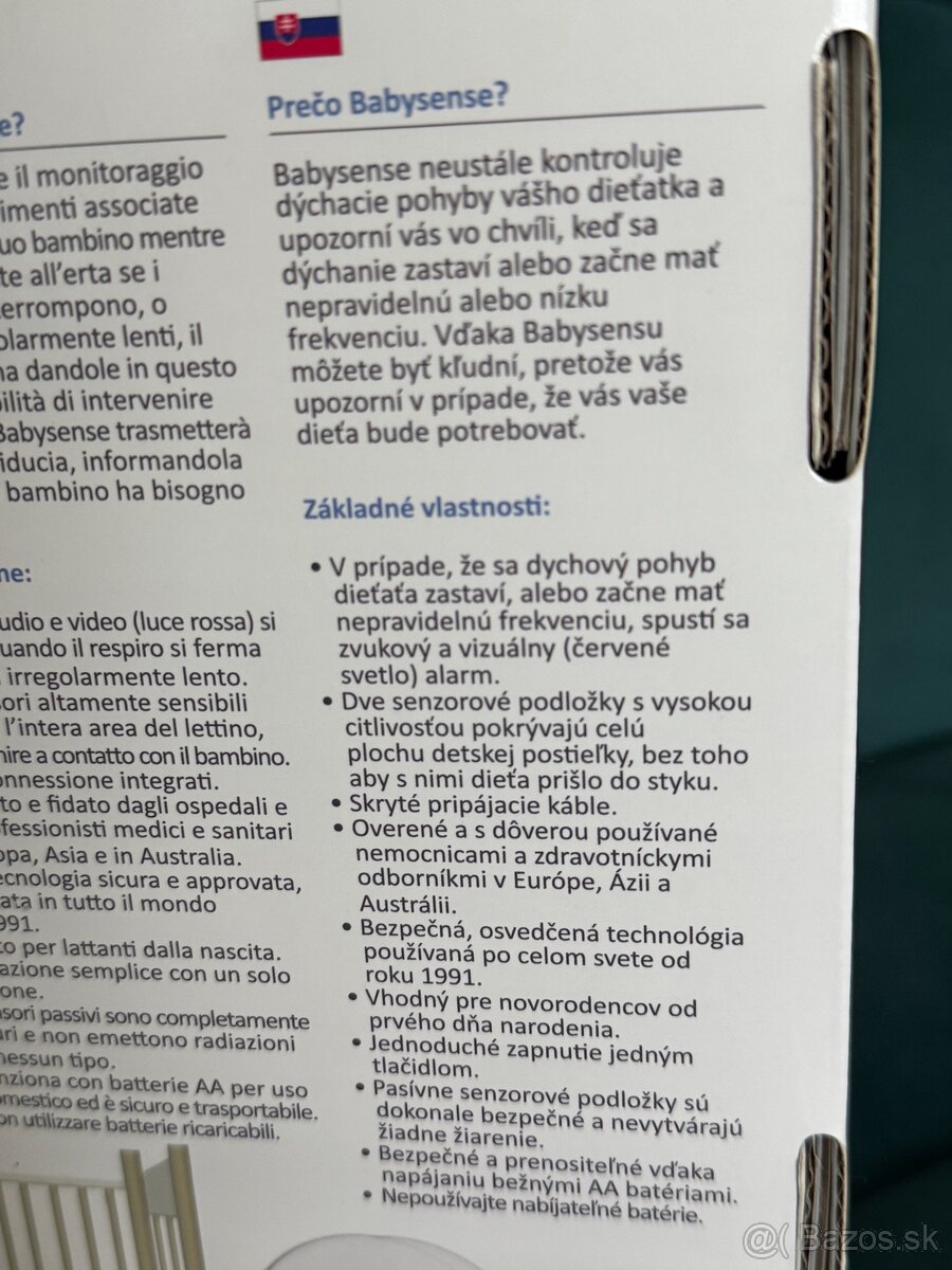 Predam monitor dychu Babysense 7 - 3