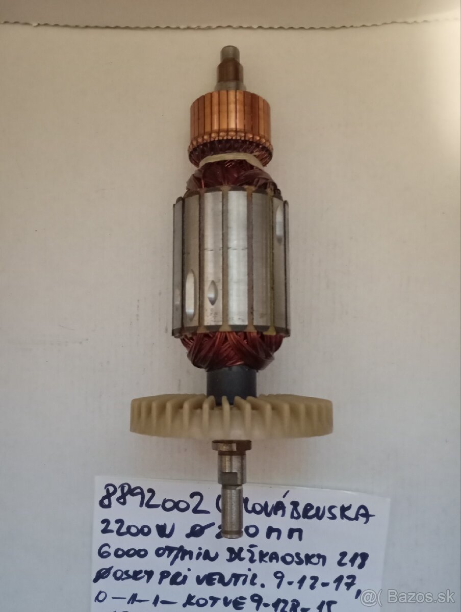 Rotor,uhlová bruska - 3