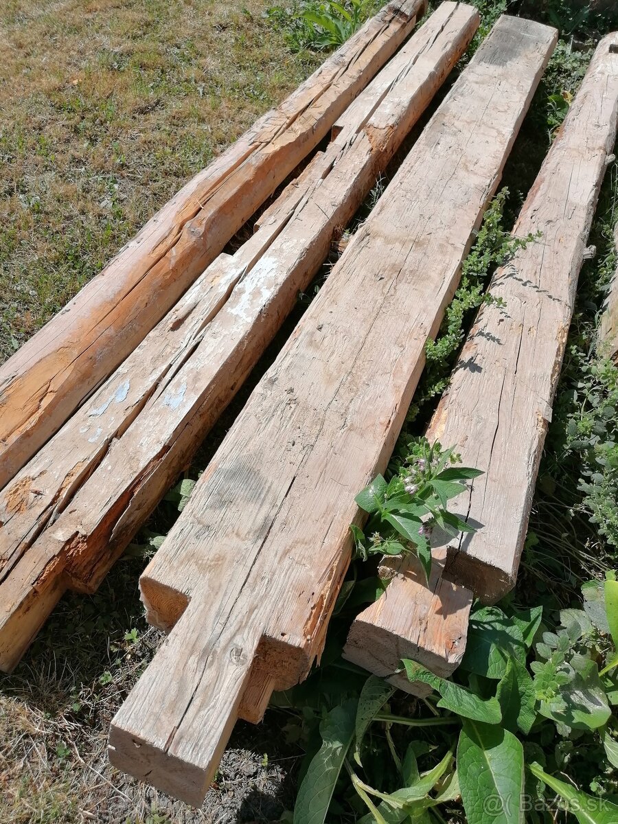 Staré trámy zo starej drevenice - 3