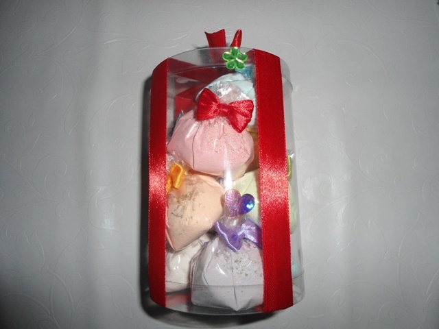 10x Šumivý púder v darčekovom balení - 3