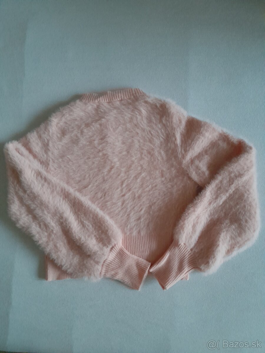 Ružový pulover Terranova, veľkosť 128 - 3