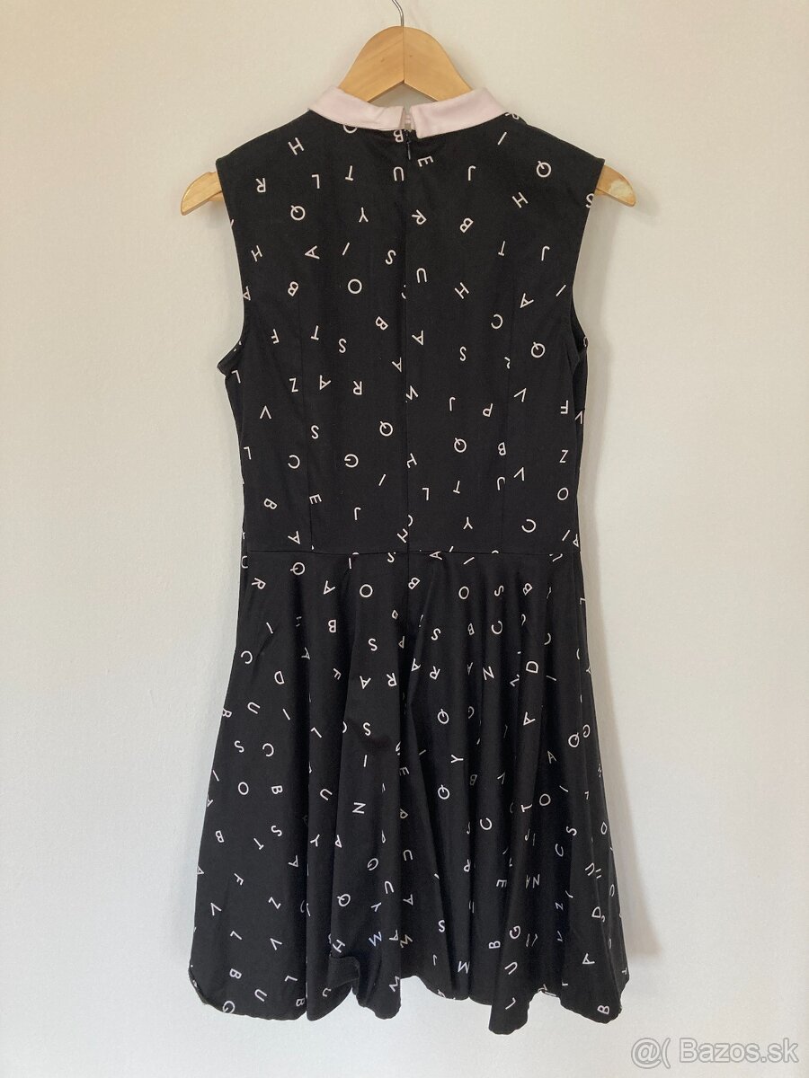 Zlaté písmenkové šaty značky MOHITO - veľkosť L. - 3