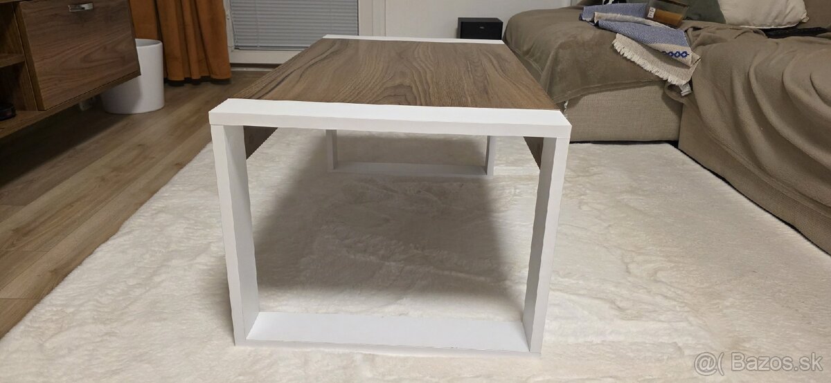 Predam konferenčný stolík RETRO, farba orech biela - 3