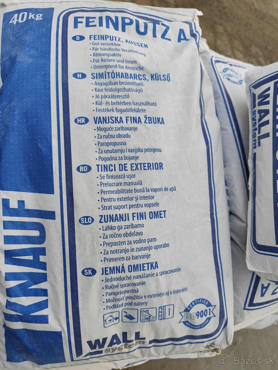 KNAUF Extra jemná omietka Feinputz A, 40 kg - 3