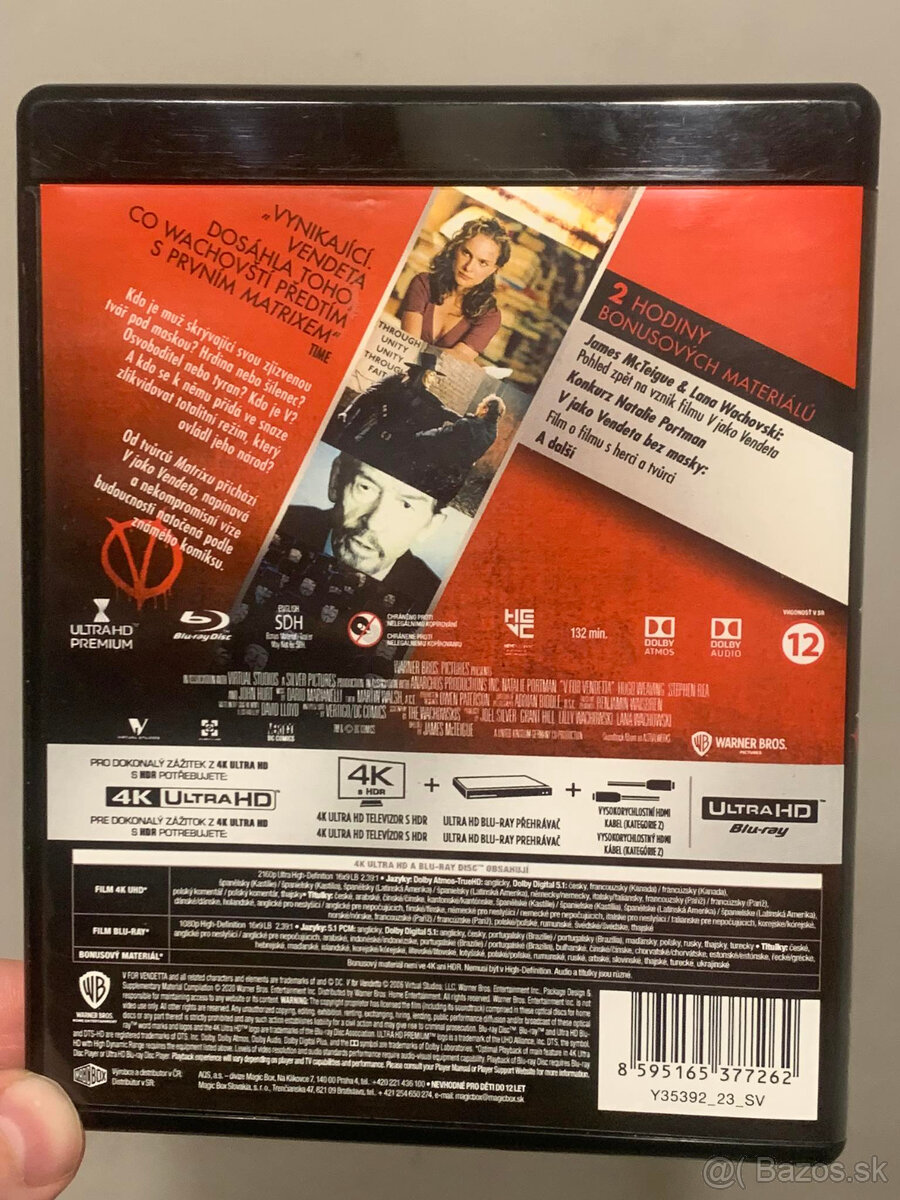 V jako Vendeta BluRay 4K Ultra HD - 3