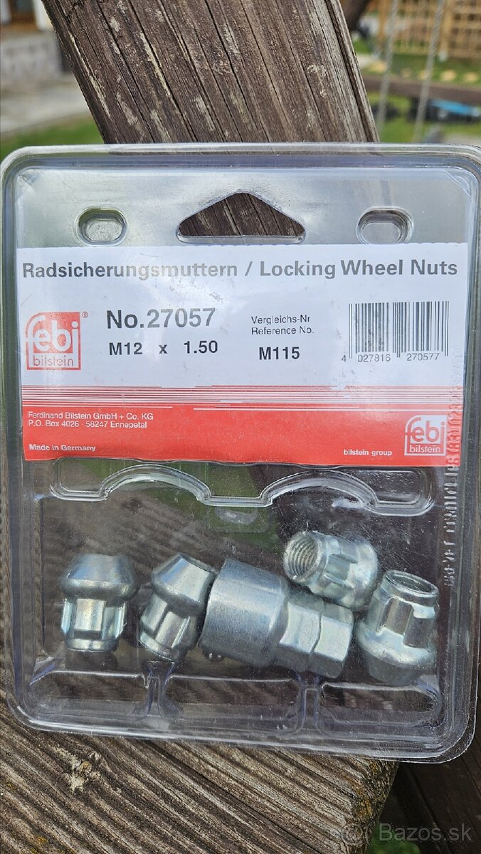 Bezpečnostná matica M12x1.50 - 3