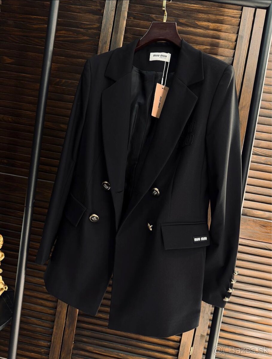 Luxusné Sako MIU MIU 🖤 - 3