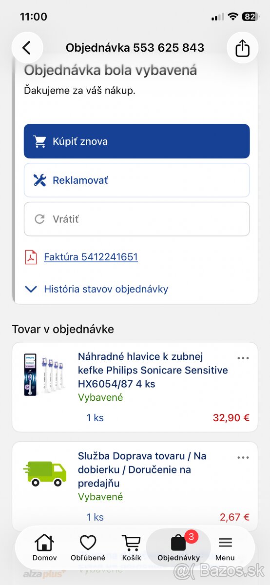 Originál náhradne hlavice Philips - 3