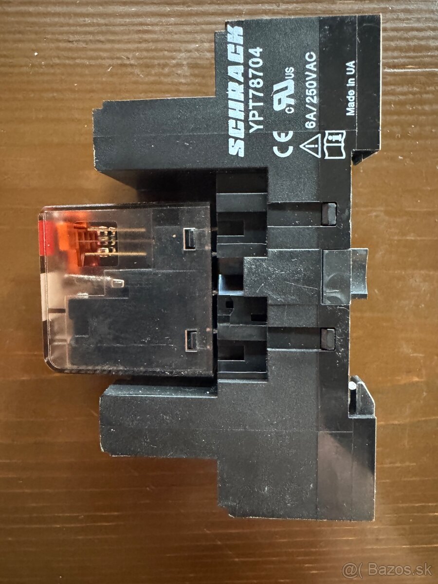 Výkonové minirelé PT 4P/6A,24VAC + päťica - 3