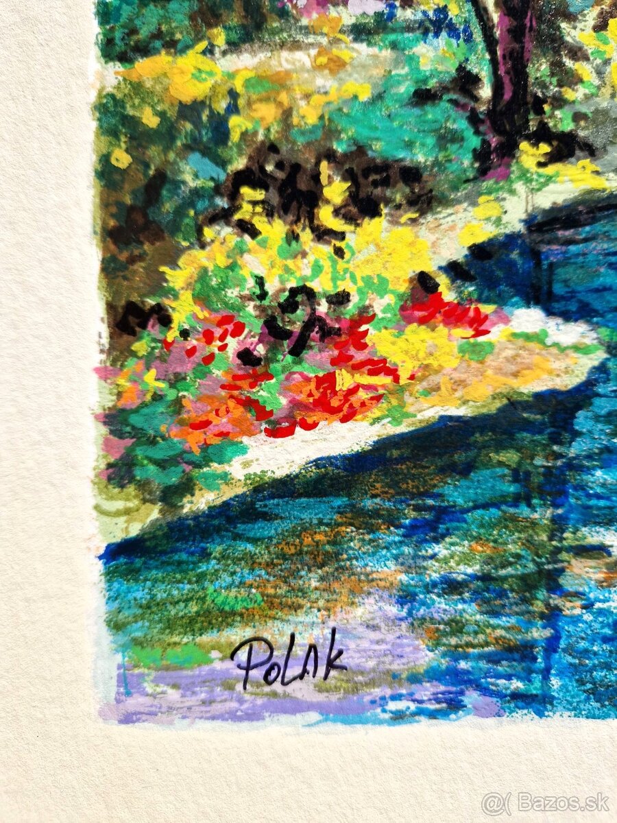 DIMITRI POLAK - (Serigrafia) , podpísaná (impressionizmus) - 3