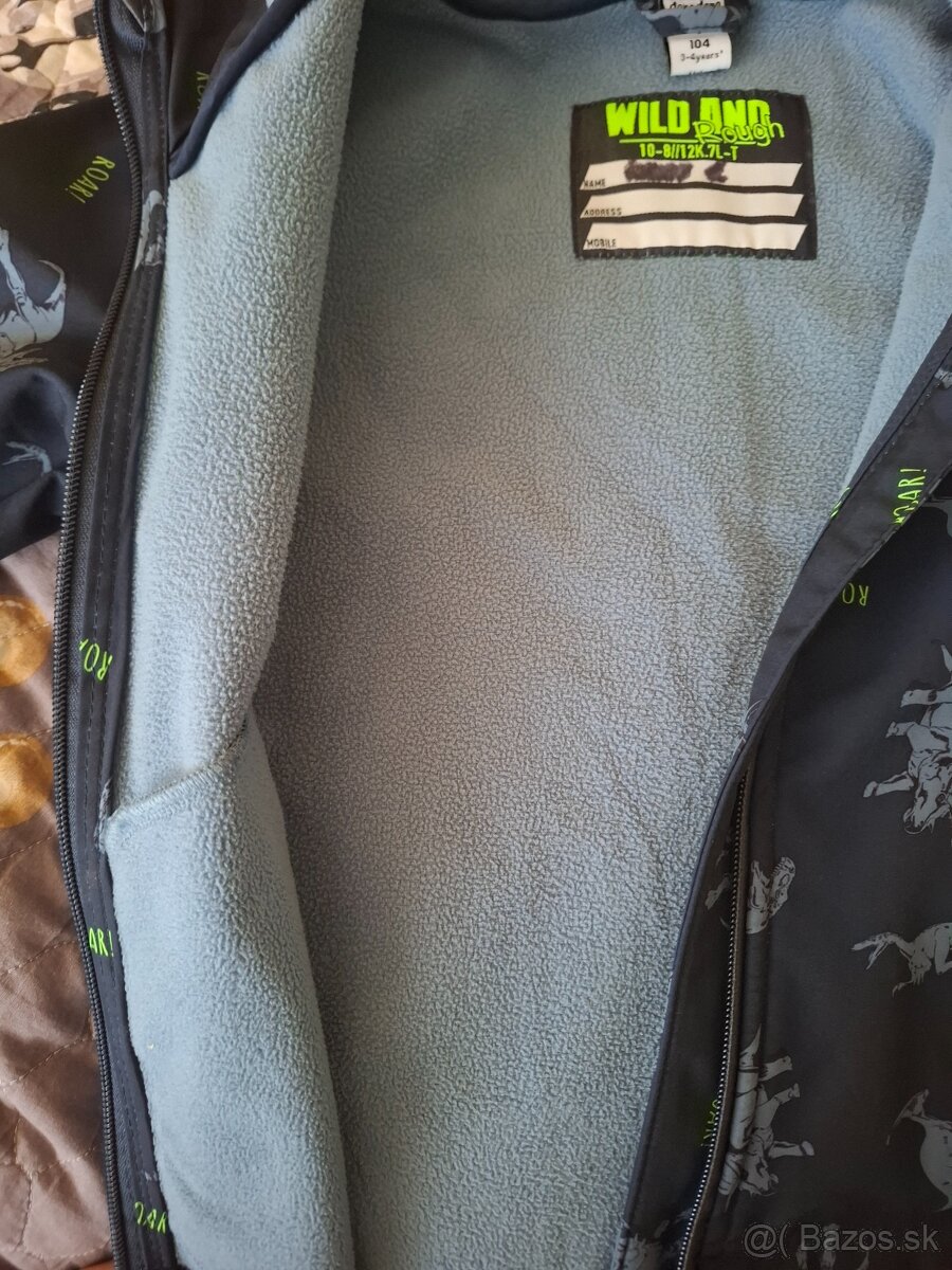 Prechodná softshelová bunda pre chlapcov 104 - 3