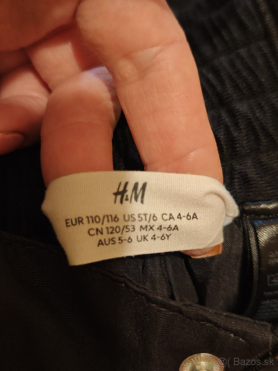 Zimné nepremokavé nohavice, overal HM 110/116 - 3