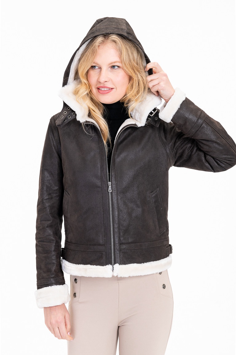 Zimná kožená bunda - 3