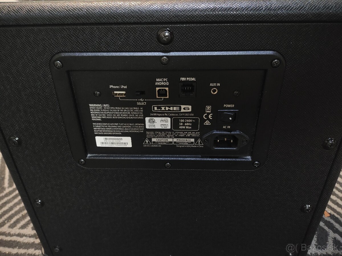 Line6 Spider V 30 MkII Modelingové gitarové kombo - 3