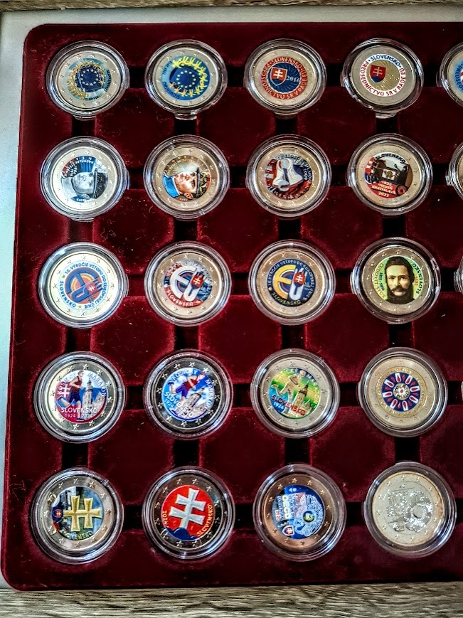 FAREBNE 2EURO MINCE SLOVENSKE TOP - 3