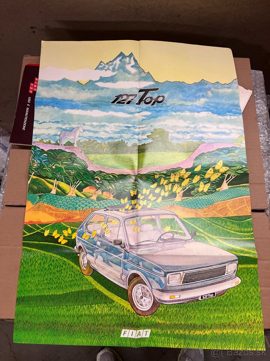 Fiat 850 návod, plakát - 3