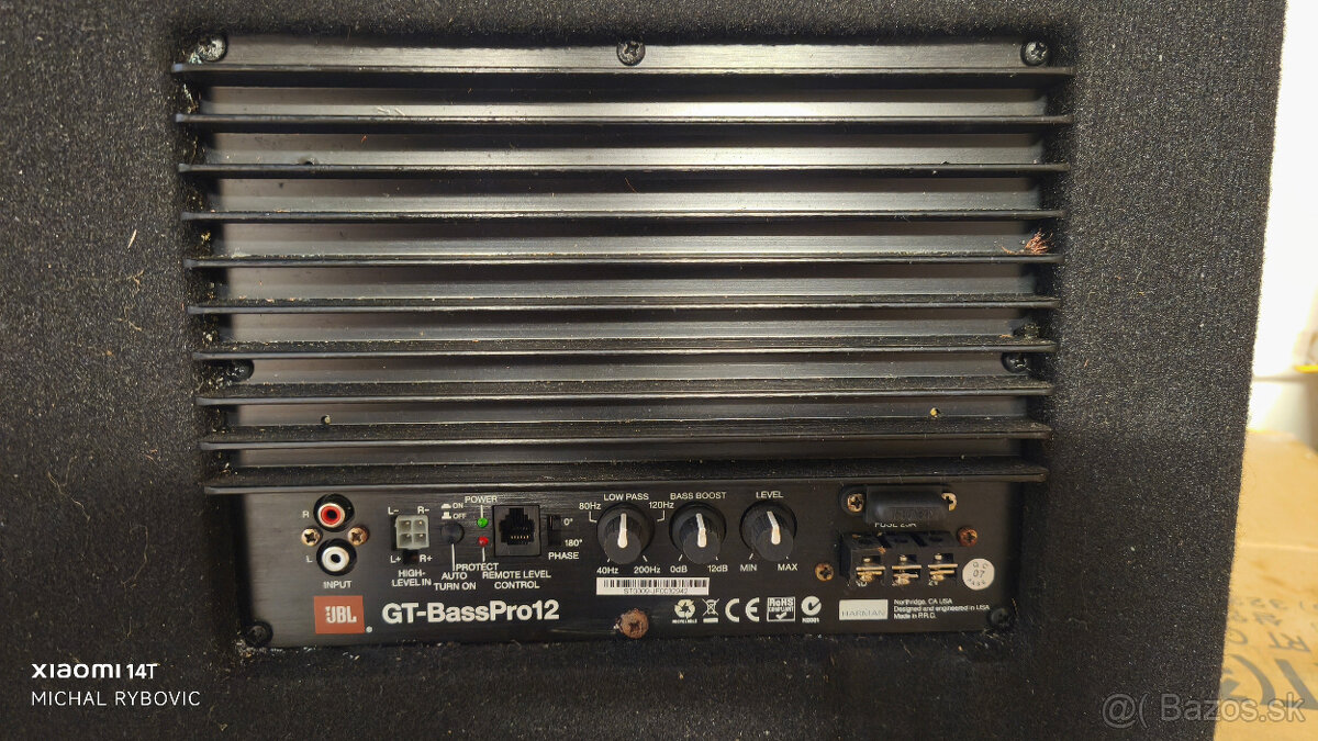 predám Subwoofer JBL do auto plne funkčný - 3