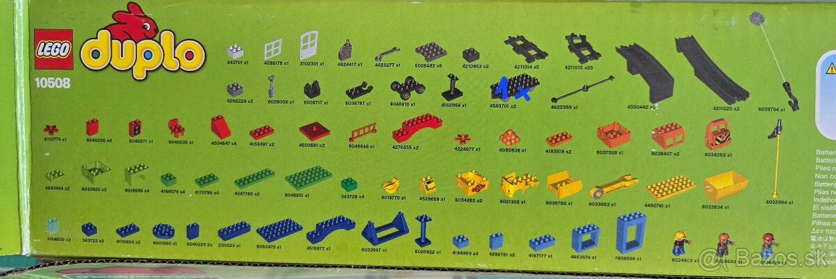 Lego Duplo Vlacik vlak Deluxe 10508 - 3