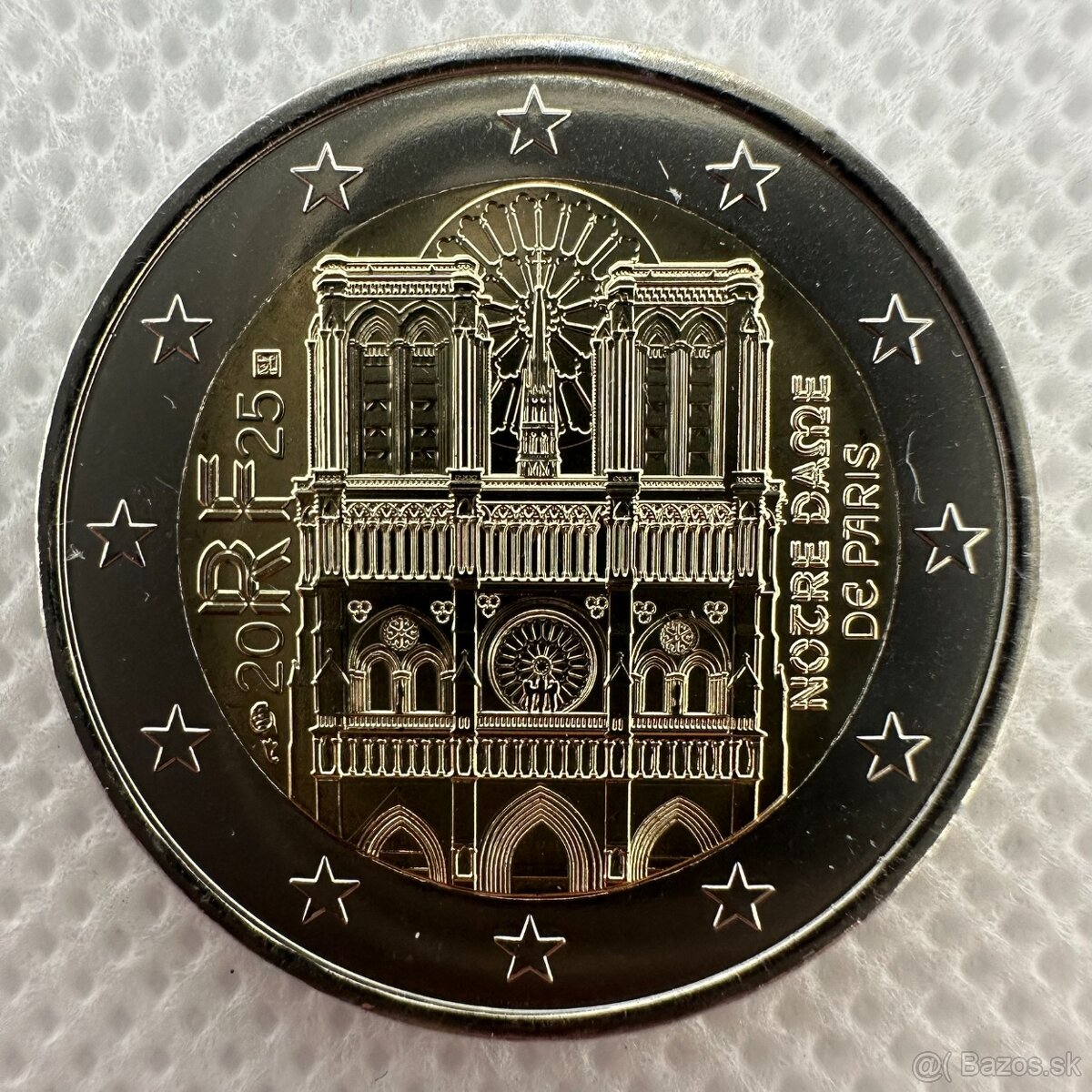 2 euro mince Francúzsko 2025 (Louvre + Notre Dame) - 3