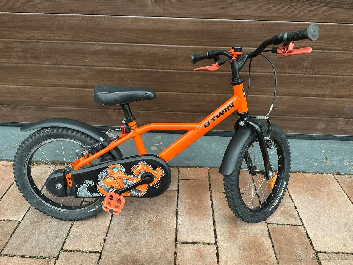 Predám detský bicykel BTWIN Discover 500 16" – výborný st - 3