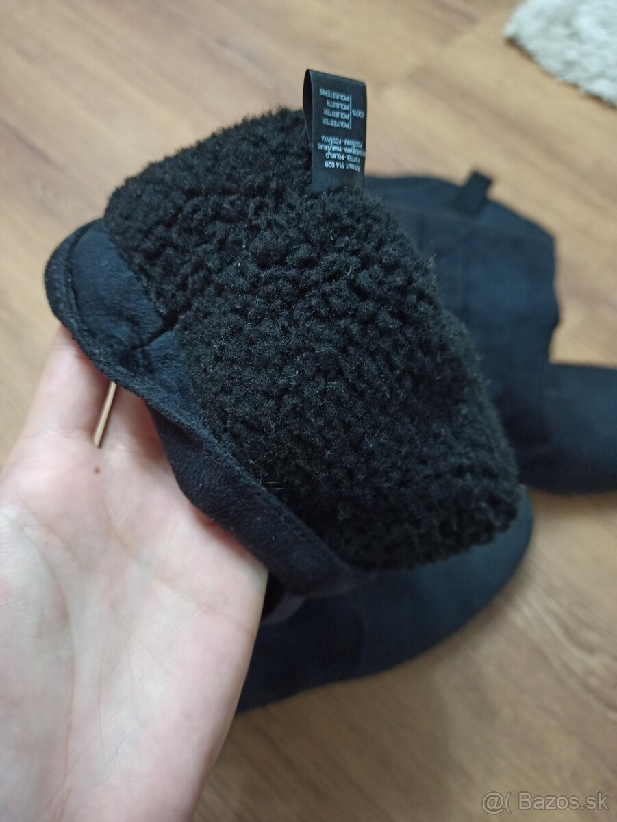 Semišové čižmy tmavomodré - 3