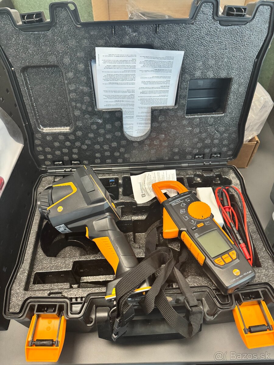 Termokamera a kľiešťový multimeter Testo 883 a Testo 770-3 - 3