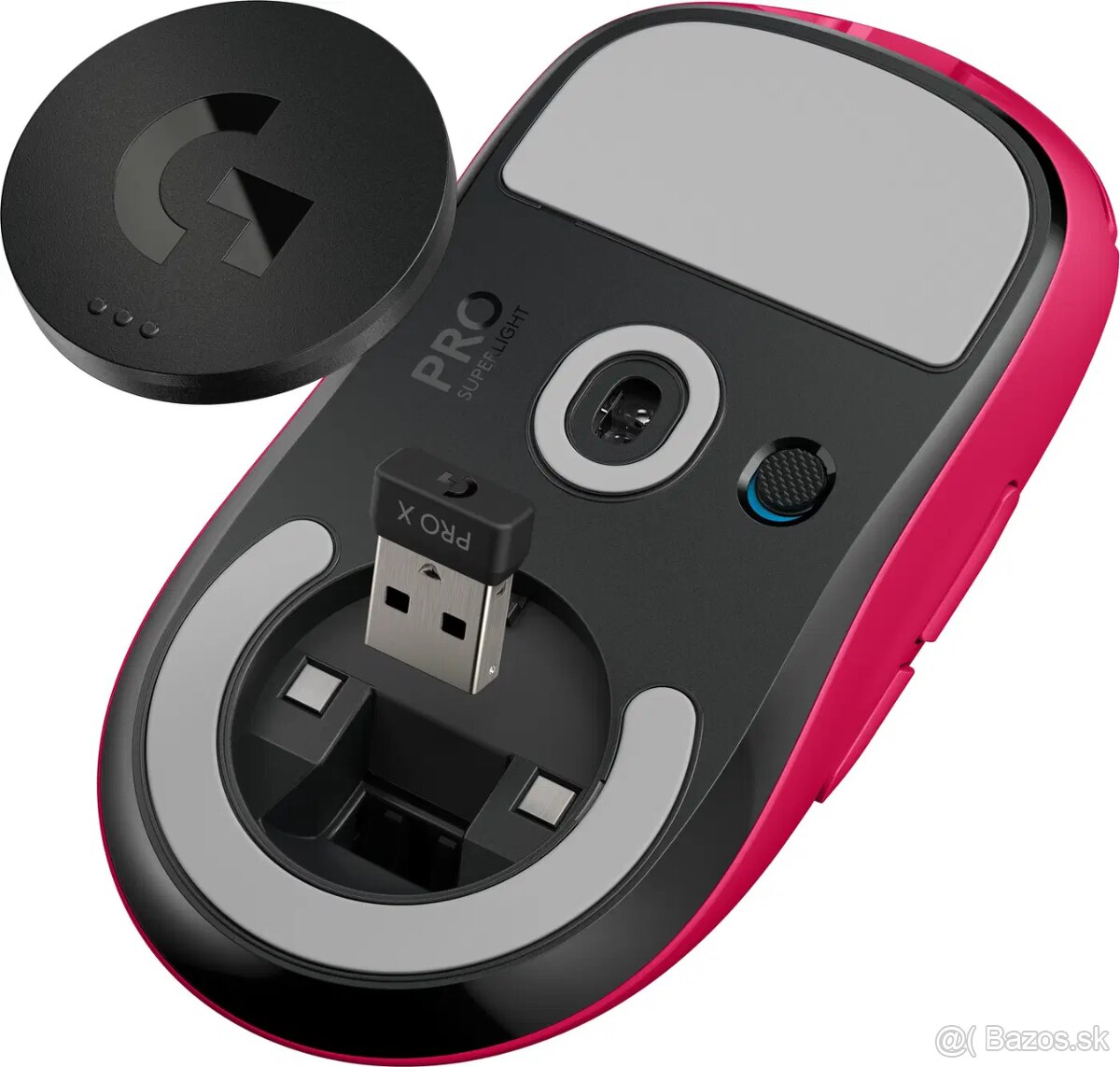 Predám Logitech PRO X Superlight – magenta – TOP stav - 3