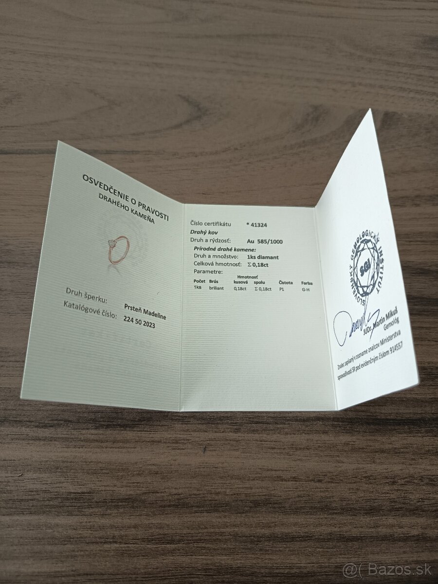 Diamantový zásnubný prsteň - 3