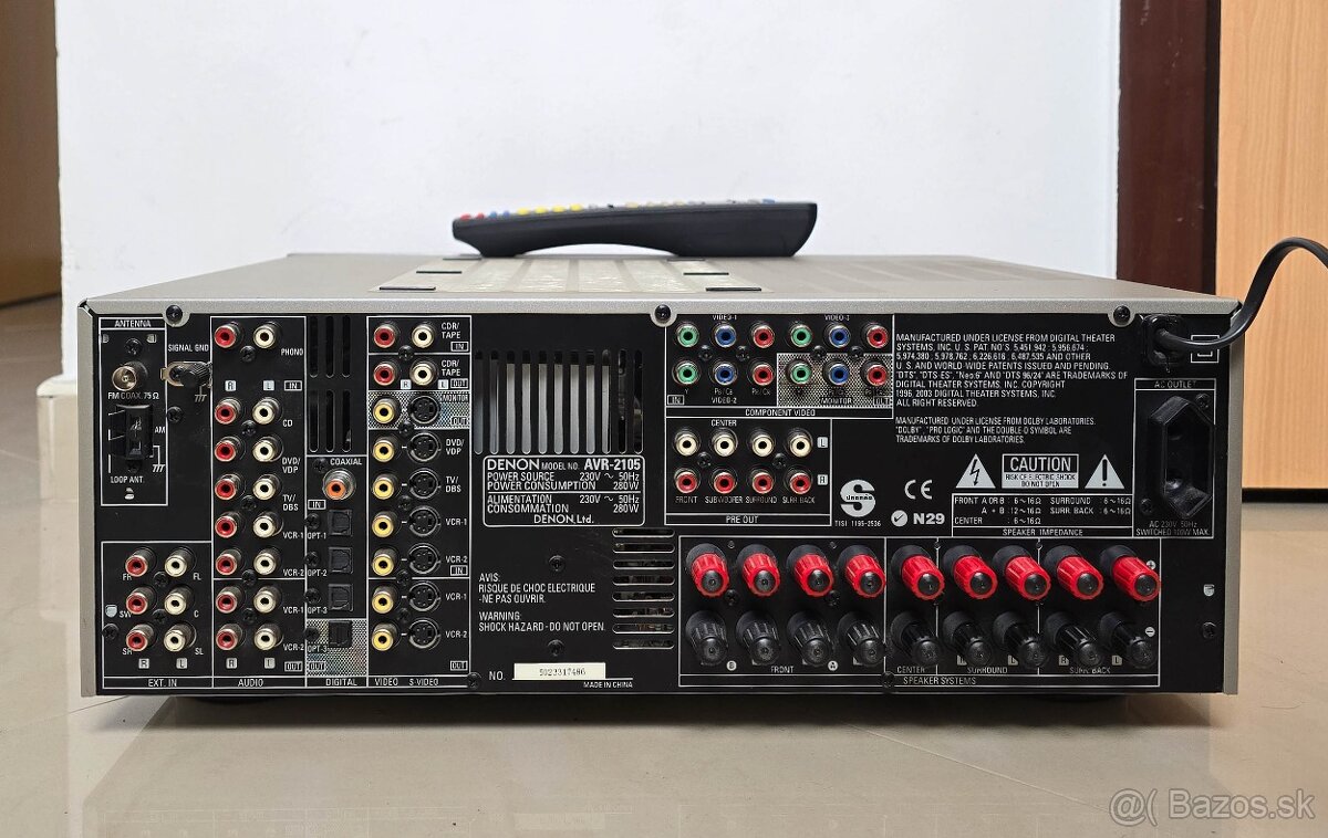 Denon AVR-2105 / optika phono fm s RDS - 3