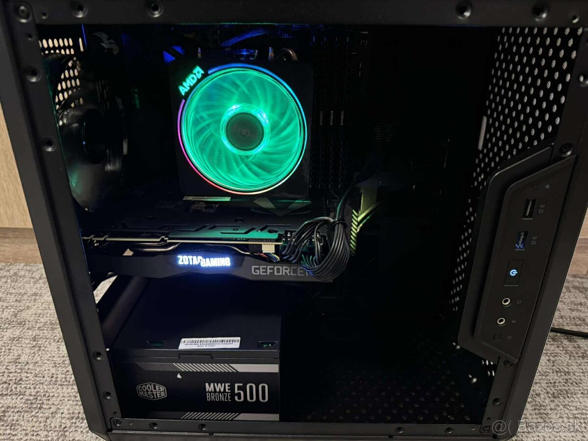 Herné PCčko Ryzen 7 5700X/ RTX 2070 Super/ 32GB/ 1TB NvMe - 3