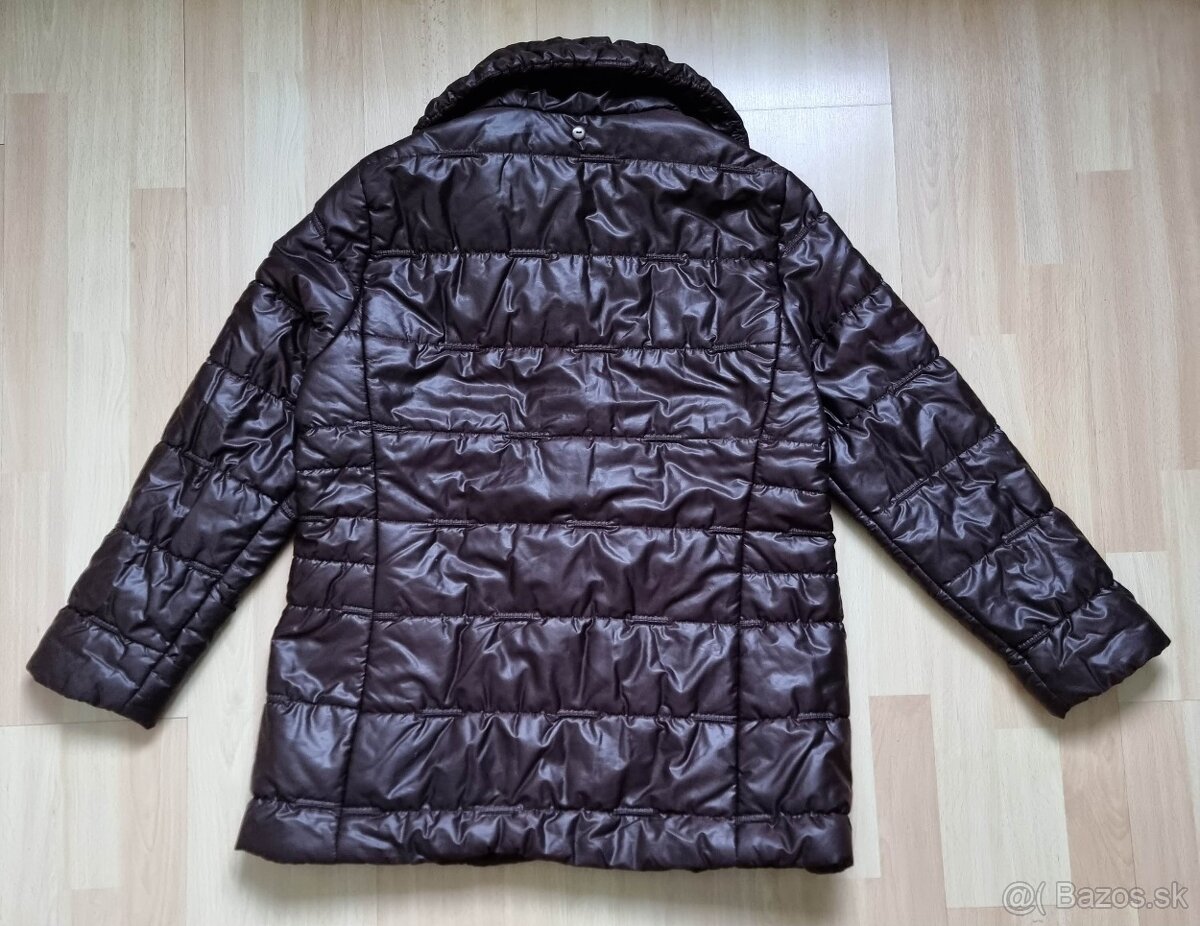 EXKLUZÍVNA nová ľahká ORIGO talianska čokoládovo-hnedá bunda - 3