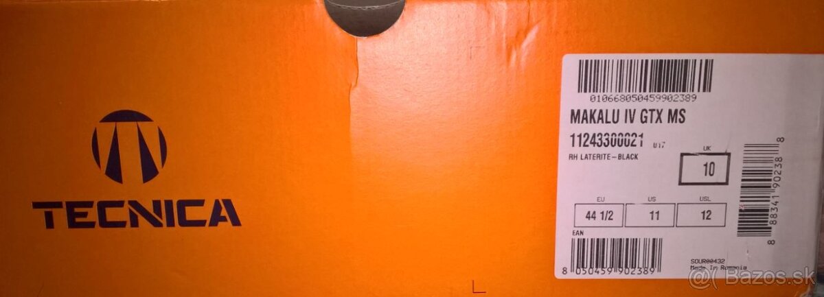 TECNICA MAKALU IV GTX M ORANGE/BLACK TURISTICKÁ OBUV - 3