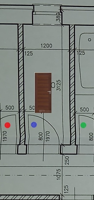 Interierove dvere 80 Erkado Kamelia Wenge CPL + zarubna - 3