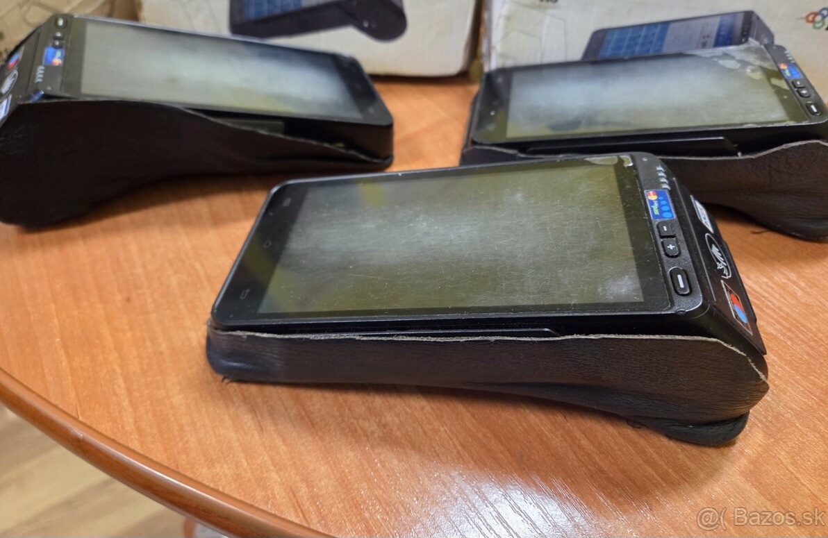 Predám Dotykové pokladne 3 ks android+ terminál 3v1 - 3