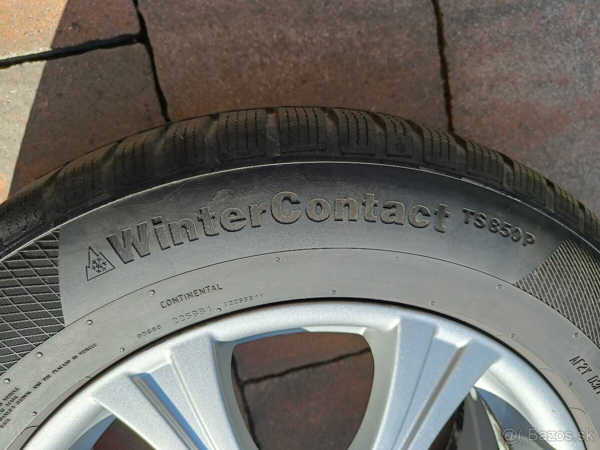 17" disky RC Design so zimnými pneu Continental 225/65 R17 - 3