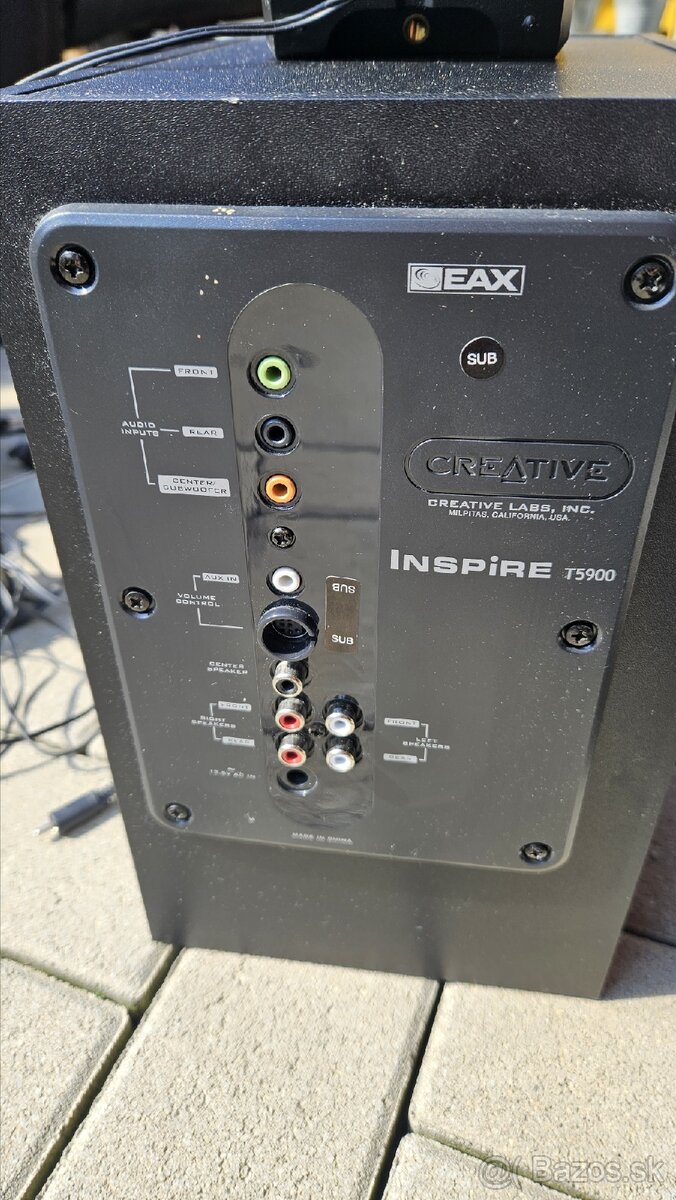Creative 5.1. Inspire T5900 + Creative labs SB1090 - 3