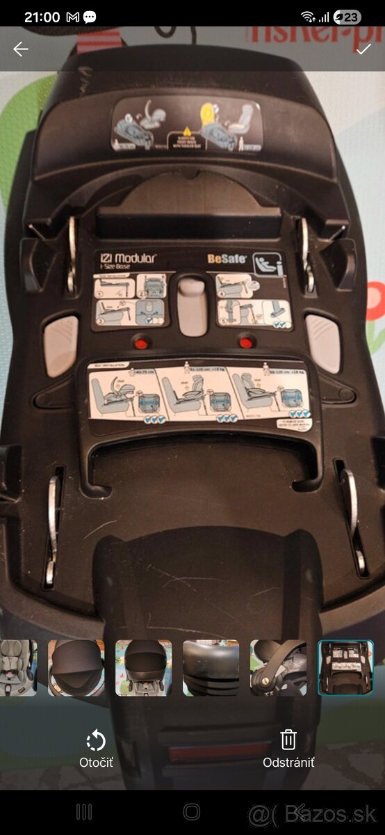 Vajíčko Besafe izigo modular x2 + základňa na isofix - 3