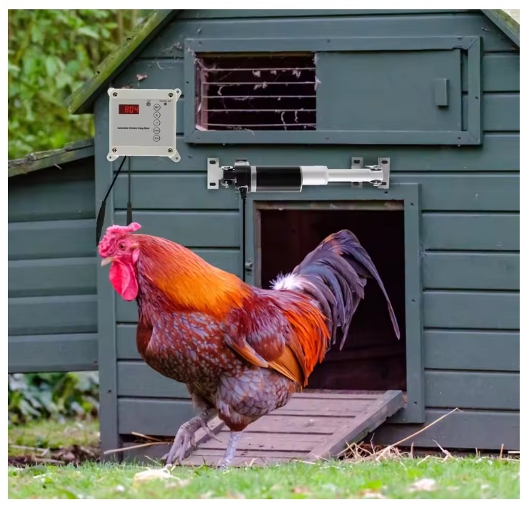 Zariadenie na automatické dvierka pre kurníky - 3
