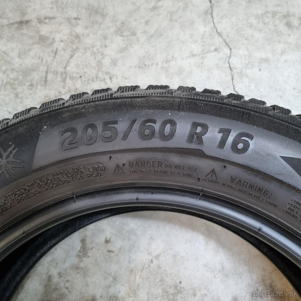 Zimné pneumatiky 205/60 R16 MICHELIN DOT2018 - 3
