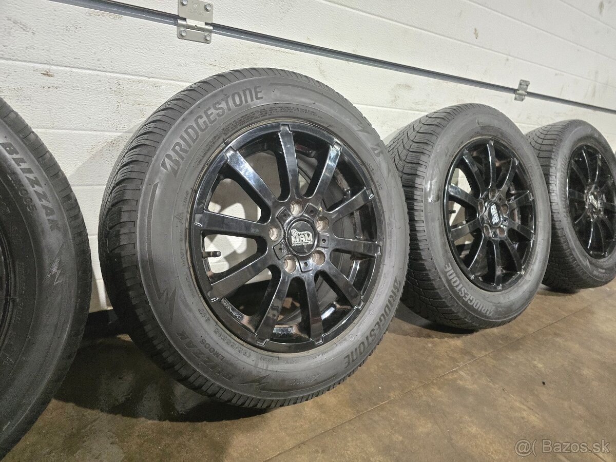 Zimná Sada MAM 5x112+Bridgestone 195/65 R15 - 3