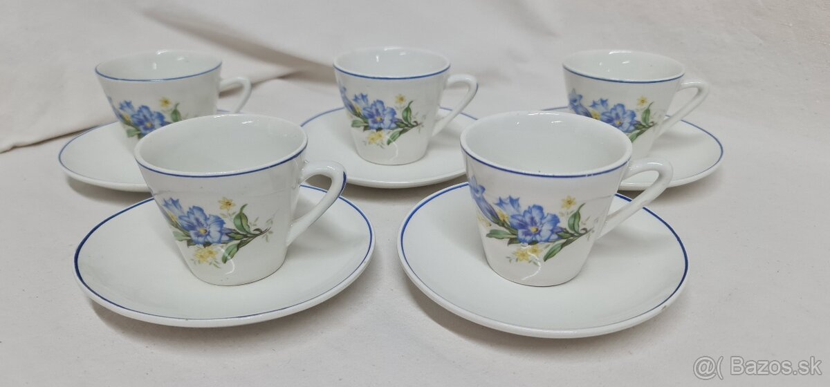 Šálky s podšálkami Ditmar Urbach Czechoslovakia - 3