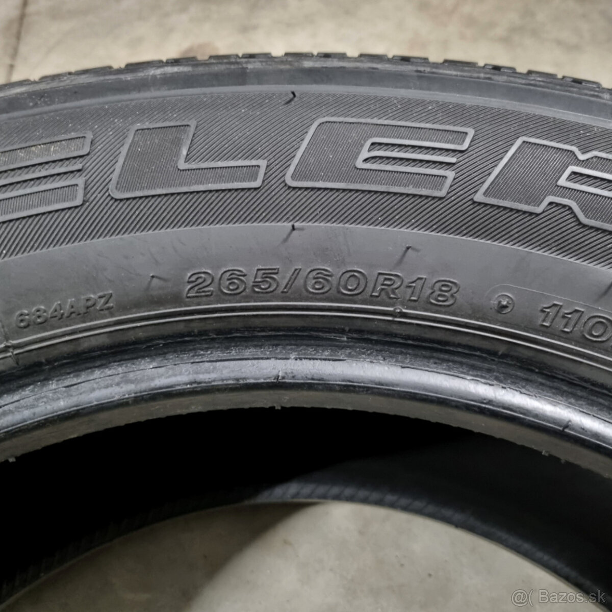 Letné pneumatiky 265/60 R18 BRIDGESTONE - 3