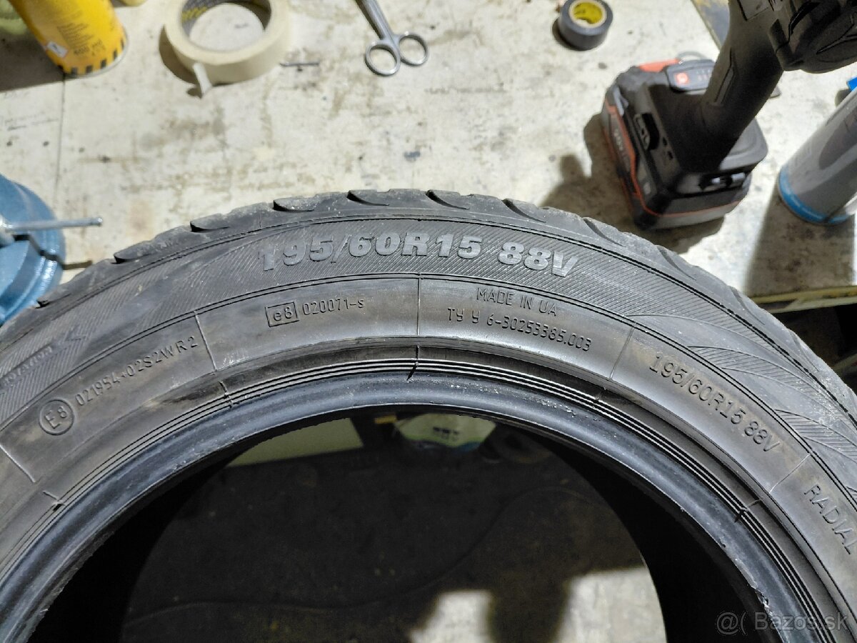 Letné pneumatiky 195/60 R15 - 3